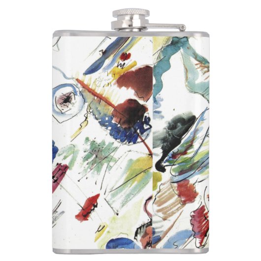 Kandinskys Abstraktes Malwerk Flachmann (Rückseite)