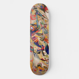 Kandinskys Abstraktes Malwerk Skateboard