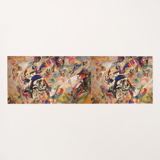 Kandinskys Abstraktes Malwerk Yogamatte (Rückseite (Horizontal))