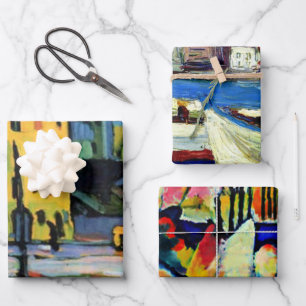 Kandinskys berühmtes Kunstwerk Geschenkpapier Set
