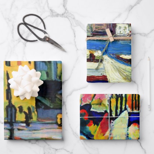 Kandinskys berühmtes Kunstwerk Geschenkpapier Set (Vorderseite)