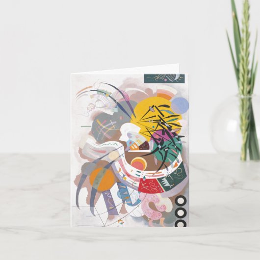 Kandinsky's Dominant Curve Abstrakt Art Malerei (Vorderseite)