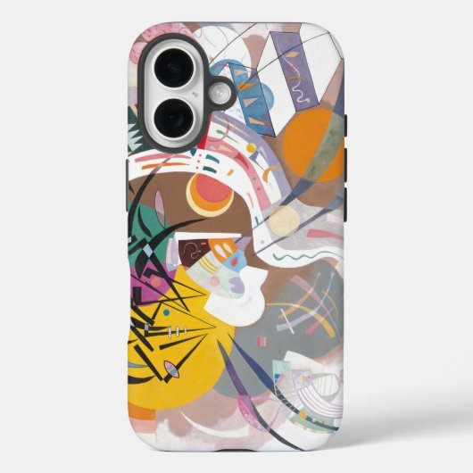 Kandinsky's Dominant Curve Abstrakt Art Malerei Case-Mate iPhone Hülle (Rückseite)