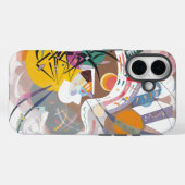 Kandinsky's Dominant Curve Abstrakt Art Malerei Case-Mate iPhone Hülle (Rückseite (Horizontal))