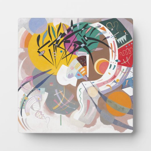 Kandinsky's Dominant Curve Abstrakt Art Malerei Fotoplatte (Vorderseite)