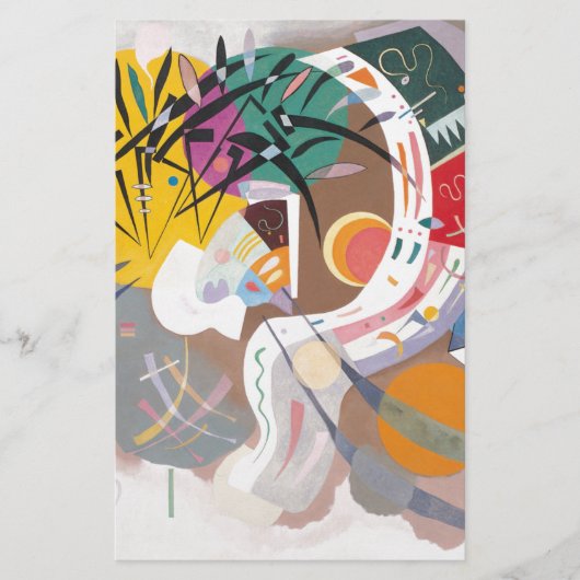 Kandinsky's Dominant Curve Abstrakt Briefpapier (Vorderseite)