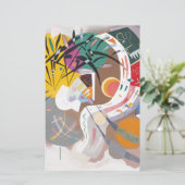 Kandinsky's Dominant Curve Abstrakt Briefpapier (Stehend Vorderseite)