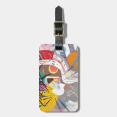 Kandinsky's Dominant Curve Abstrakt Gepäckanhänger (Vorderseite vertikal)