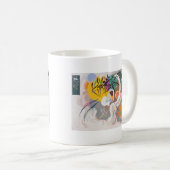 Kandinsky's Dominant Curve Abstrakt Kaffeetasse (VorderseiteRechts)