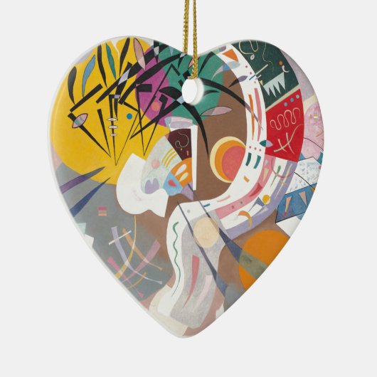 Kandinsky's Dominant Curve Abstrakt Keramikornament (Rechts)