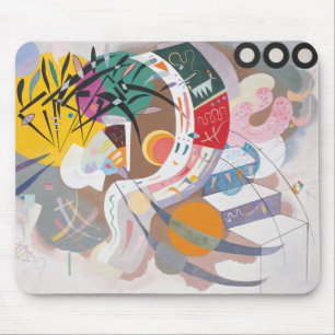 Kandinsky's Dominant Curve Abstrakt Mousepad