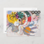 Kandinsky's Dominant Curve Abstrakt Postkarte (Vorne/Hinten)