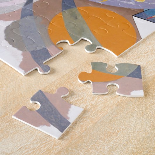 Kandinsky's Dominant Curve Abstrakt Puzzle (Seite)