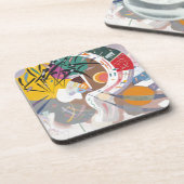 Kandinsky's Dominant Curve Abstrakt Untersetzer (Linke Seite)