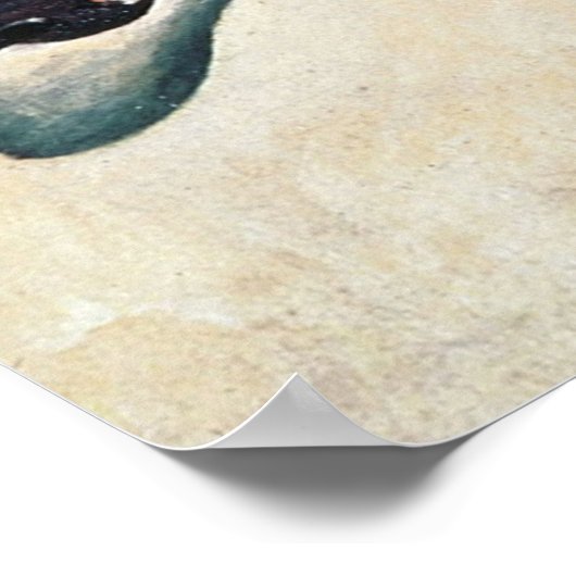 Kandinsky's Komposition Abstrakte Malerei Poster (Ecke)