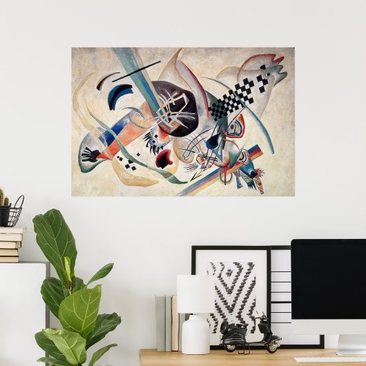 Kandinsky's Komposition Abstrakte Malerei Poster (Heimbüro)