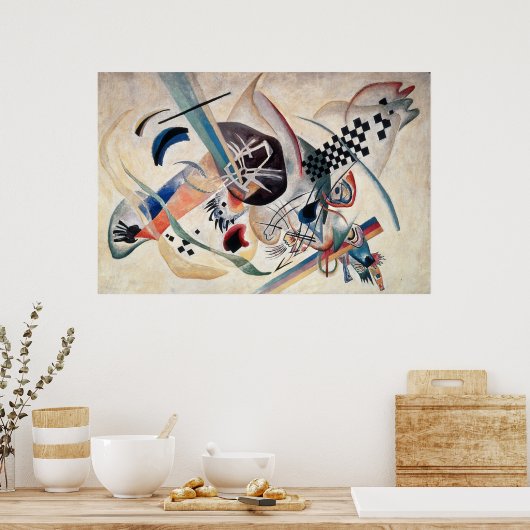 Kandinsky's Komposition Abstrakte Malerei Poster (Küche)