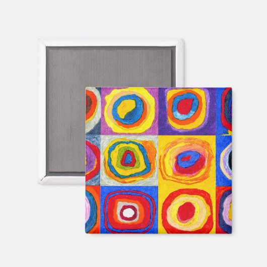 Kandisnky Circles Magnet (Vorderseite/Rückseite)