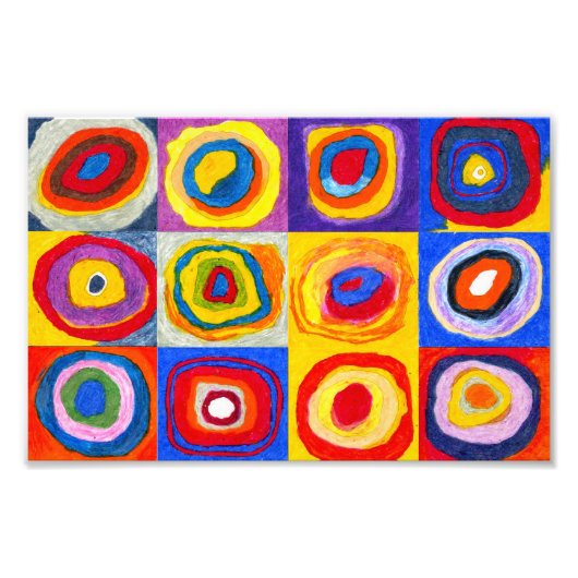 Kandisnky Circles Print Fotodruck (Vorne)