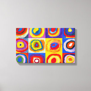 Kandisnky Kreis-Leinwand-Druck Leinwanddruck