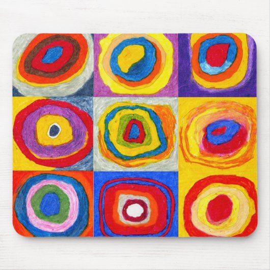 Kandisnky kreist Mausunterlage ein Mousepad (Vorne)