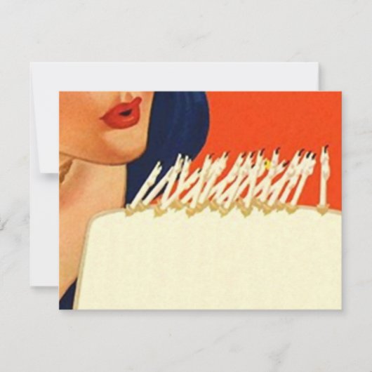 KANDLAGE FÜR DIE MÖGLICHSTE PARTEI EINLADUNG (Vorderseite)