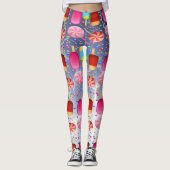 KANDY SWEET PATTERN RAINBOIN LEGGINGS (Vorderseite)