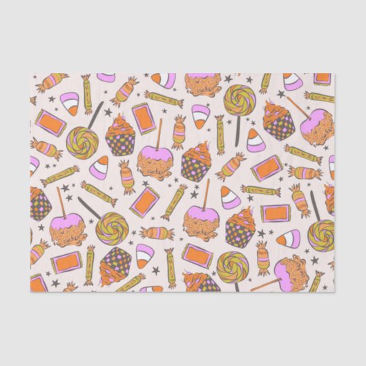 Kandy-Themed Halloween-Tissue Seidenpapier (Vorderseite)