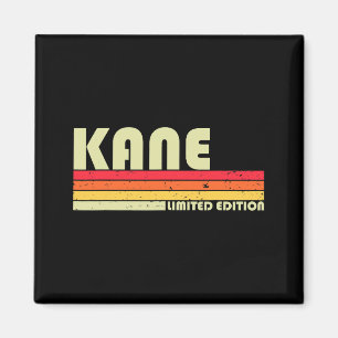 Kane Geschenk Name Personalisiert Lustig Retro Vin Magnet