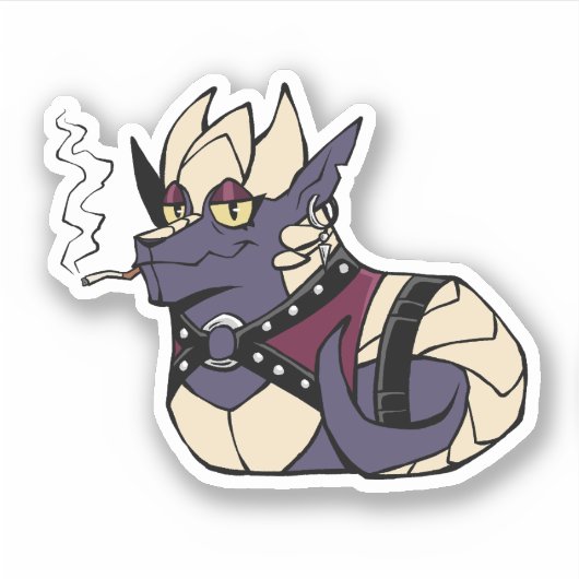 Kane Loaf - Zweiter Kontakt - Vinyl Sticker (Vorderseite)