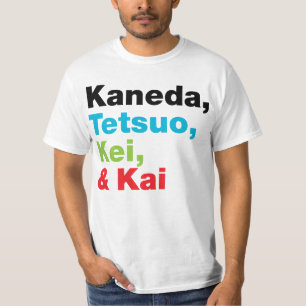 Kaneda Tetsuo usw. nennt (hellen) T - Shirt