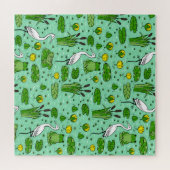 Kanen, Helden, Lilien: Vintager Schwarm. Puzzle (Horizontal)