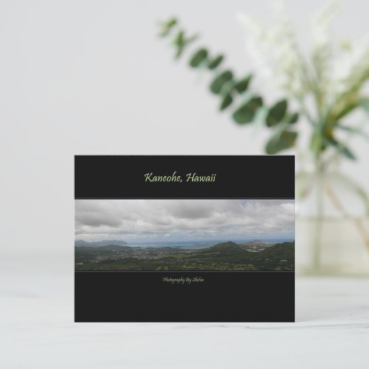 Kaneohe, Hawaii Postkarte (Stehend Vorderseite)