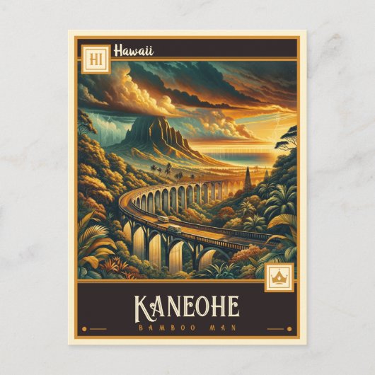 Kaneohe, Hawaii | VINTAG Postkarte (Vorderseite)