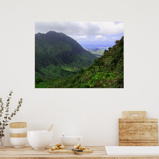 Kaneohe, O'ahu, Hawai'i Poster (Küche)