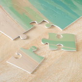 Kaneohe Sandbar Oahu Hawaii Retro Puzzle (Seite)