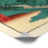 Kanesaka von Tanba Hiroshige Japanisch Kunstkunst Poster (Ecke)