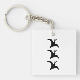 Kanetsugu Naoes Einheitenflagge Schlüsselanhänger