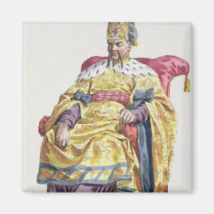 Kang Tsi (1662-1722) Manchu Kaiser der China Magnet