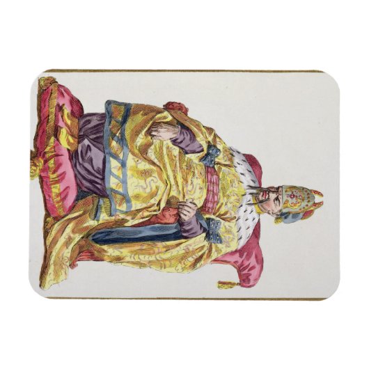 Kang Tsi (1662-1722) Manchu Kaiser der China Magnet (Horizontal)