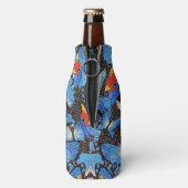 Kanga Blue Flaschenkühler (Flasche Rückseite)