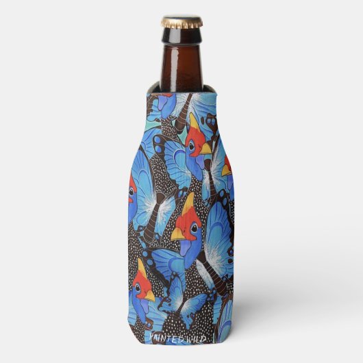 Kanga Blue Flaschenkühler (Flaschenvorderseite)