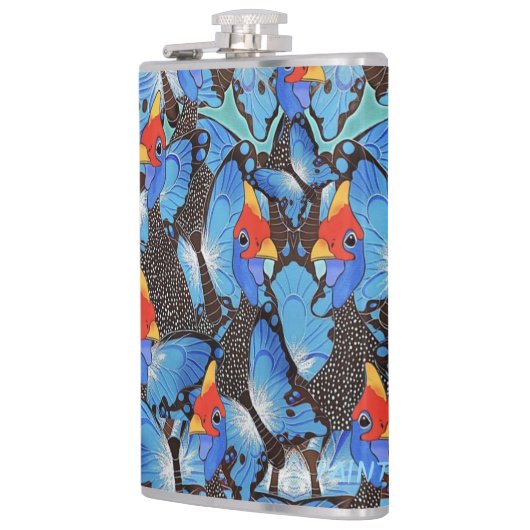Kanga Blue Hip Flask Flachmann (Links)