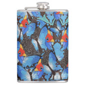 Kanga Blue Hip Flask Flachmann (Vorderseite)