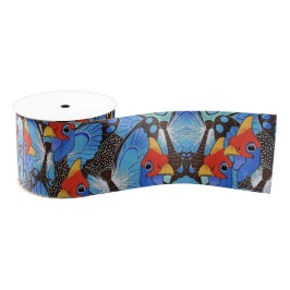 Kanga Blue Wrapping Paper Ripsband