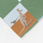 Kanga Koala Platypus und Freunde Aussie Fleecedecke (Ecke)