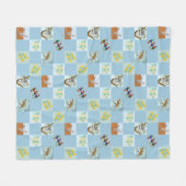 Kanga Koala Platypus und Paare Fleecedecke (Vorderseite (Horizontal))