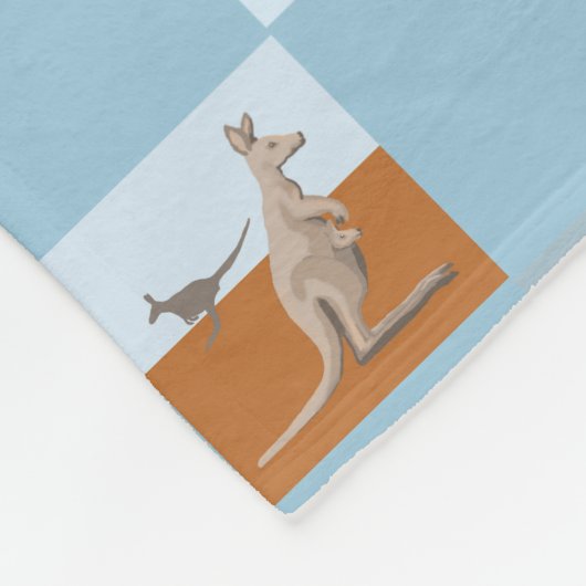 Kanga Koala Platypus und Paare Fleecedecke (Ecke)