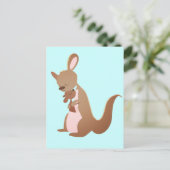 Kanga Liebe Postkarte (Stehend Vorderseite)