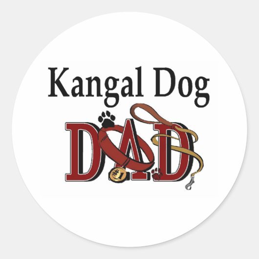 Kangal Dog Vater Sticker (Vorderseite)